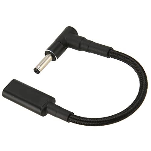 USB C to Slim Tip Adapter 4.0x1.35, PD Fast Charging Converter for Laptops, Aluminum Alloy Shell Heat Dissipation, Small Portable for Office Travel Business Trips