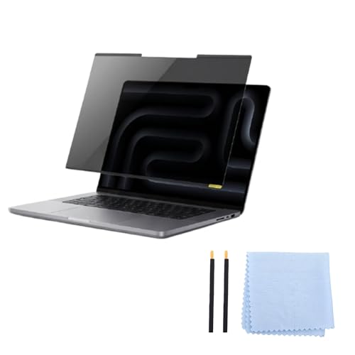 6" Privacy Screen for Laptop, Magnetic Anti Glare Filter, 16:9 Aspect, HD Clarity, Anti Scratch, 60 View Angle, for Most Laptops, Work Travel