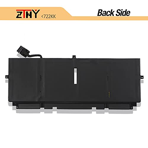 722KK Laptop Battery for Dell XPS 13 9300 2020 Edition XPS 13 9310 2020 | Edition XPS 13 9380 2020 Edition P117G P117G002 P117G001 Series 0WN0N0 WN0N0 02XXFW 2XXFW FP86V 7.6V 52Wh - size: 10.51*4.06*0.16 inch 722KK