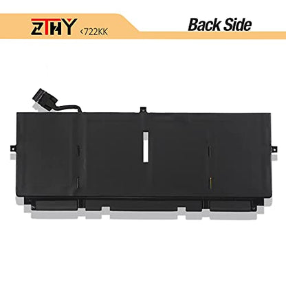 722KK Laptop Battery for Dell XPS 13 9300 2020 Edition XPS 13 9310 2020 | Edition XPS 13 9380 2020 Edition P117G P117G002 P117G001 Series 0WN0N0 WN0N0 02XXFW 2XXFW FP86V 7.6V 52Wh - size: 10.51*4.06*0.16 inch 722KK