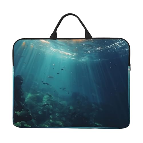 14 Inch Laptop Sleeve Case Waterproof Lightweight Laptop Case Bag Sea Travel Laptop Bags With Handle Briefcase Messenger Bag For Women Men