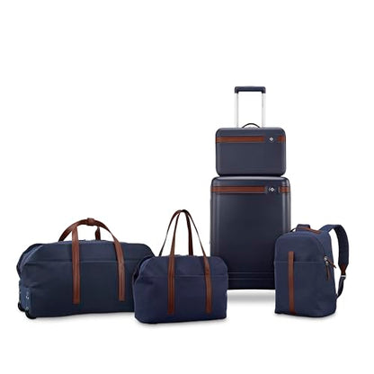 Samsonite Virtuosa Carry-On Travel Backpack with Padded Laptop Sleeve, Navy - color: Navy