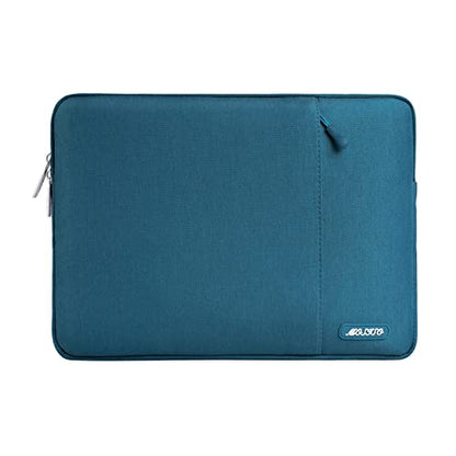 MOSISO Laptop Case 13 inch, Laptop Sleeve Bag with Pocket | Compatible with MacBook Neo A3404 2026/Air/Pro 13 M5/M4/M3/M2/M1 2026-2016, Polyester Vertical Computer Bag, Deep Teal - color: Deep Teal, size: 13 inch