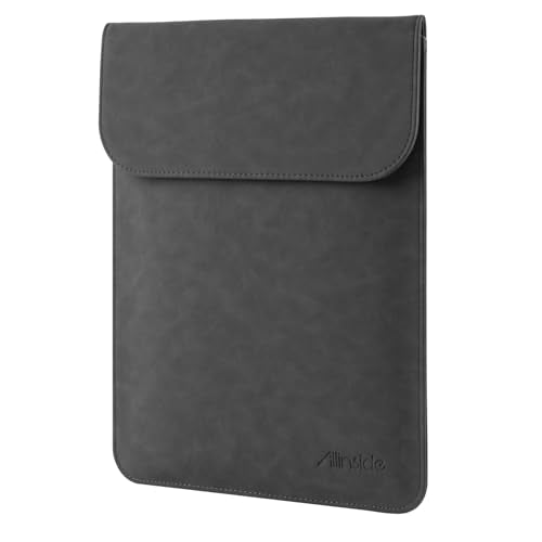 Allinside 13 inch Laptop Sleeve Case for MacBook Neo A18 Pro/MacBook Air 13 2018-2026/MacBook Pro 13 2016-2022, Waterproof PU Suede Leather Laptop Sleeve Bag Protective Vertical Case Cover, Black - color: 04-Black, size: 13" for New MacBook Air 13/ Pro 13