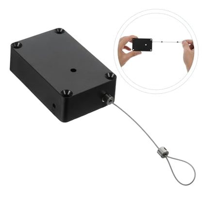 GLEAVI Automatic Retractable Theft Cable Lock Wire Rope for Security for Laptops and Devices