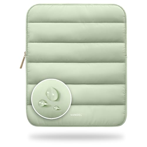 Vandel - The Original Puffy iPad Sleeve 9-11 Inch Tablet Sleeve, Green i Pad Case for Women and Men, Cute iPad Air Pouch, 9 10 Inch, 11 Inch Bag - color: f. Sage Green, size: 9-11 Inch