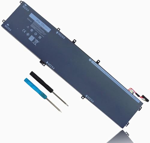 97Wh 6GTPY 6-Cell Li-ion Laptop Battery Compatible with Dell XPS 15 9550 | 9560 9570 7590, Precision 5510 5520 5530 5540, Vostro 7500, Compatible with 4GVGH GPM03 1P6KD 5XJ28 11.4V