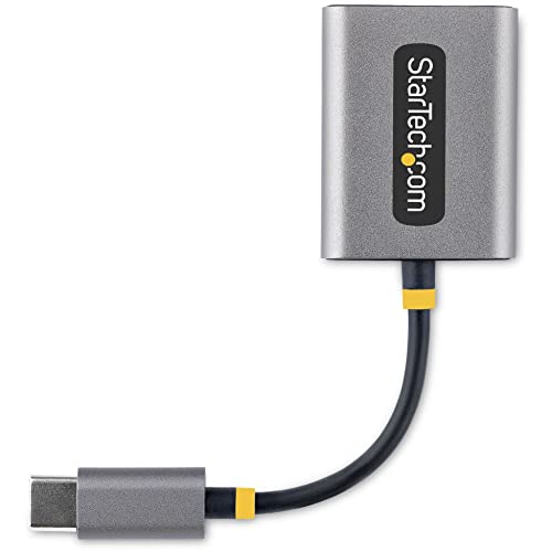 StarTech USB-C Headphone Splitter, 24-bit DAC (USBC-Audio-Splitter) | USB-C Dual Headset Adapter with Mic Input, USB-C to 3.5mm Audio Adapter/Earphone Dongle, USB-C to Audio Jack/Aux Output - style: USB-C 3.5mm Headphone Splitter