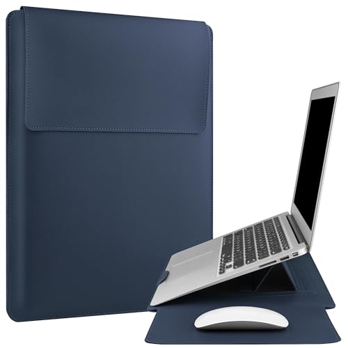HoYiXi 15.6" Laptop Sleeve-Compatible with MacBook Pro 16/15.4'' MacBook Pro 15, Mac Air 15 - Waterproof Soft 15 16 inch pc case for HP, Dell, 15 inch Laptop Sleeve case,Blue - color: blue, size: 15.6'' /15-16 Inch Laptop Sleeve