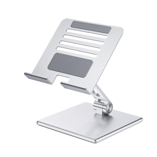Carbon Steel Tablet Computer Stand Foldable Adjustable Support Stand Desk Storage Rack(Onecolor) - color: Onecolor