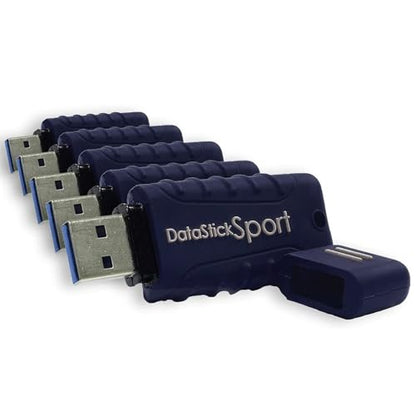 Water Resistant 32GB DataStick Sport by Centon, 5 Pack, USB 3.2 Gen1 Flash Drive Memory Stick for Storage and Backup - size: 32 GB, style: Pack of 5