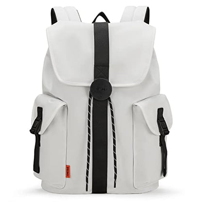 mixi Travel Laptop Backpack for Women & Men Carry On Backpack fits 16'' Laptop, Waterproof Lightweight Casual Hiking Weekender Bags Rucksack,17 Inch, Interstellar White | Carry On Backpack - color: Interstellar White