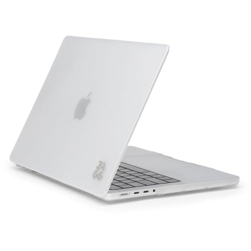 ZAGG MacBook Protection Macbook Pro 16-inch M4/M3/M2/M1 Case – Premium Two-Piece Hard-Shell Snap-on Cover with Rubberized Non-Slip Grips, Durable, Lightweight, Scratch-Resistant, Frosted Finish, Clear - color: Clear, size: MacBook Pro 16" M4/M3/M2/M1