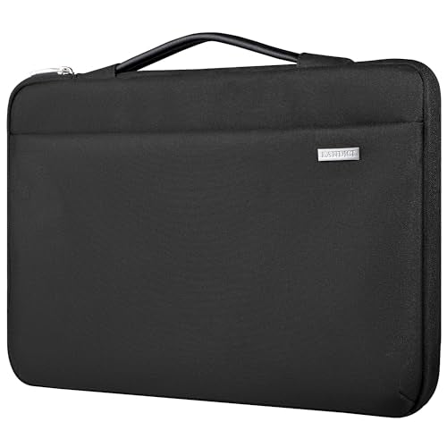 LANDICI 15.6-16 Inch Protective Laptop Sleeve with Handle, Black | Waterproof computer cover for MacBook Pro 16 M1-M4 2019-2025 and 15.6-16 inch HP, Dell, Lenovo, Acer and ASUS laptops - color: New Black, size: 15.6-16 inch