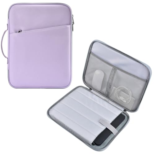 12.9 Inch Tablet Sleeve for Samsung Galaxy Tab S10+ Plus/S9+ S8+/S7+ Plus/S7 FE,iPad Pro M5 M4 13 2025/Air M4 M3 M2 13/Pro 12.9, 12.4" Microsoft Surface Laptop Go 2/11 Snapdragon Carrying Bag-Purple - color: Purple, size: 12.9 Inch