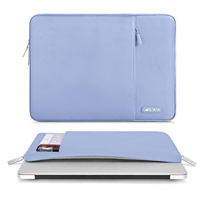 MOSISO Laptop Case 13 inch, Laptop Sleeve Compatible with MacBook Neo/Air/Pro 13 inch with A18/M5/M4/M3/M2/M1 Chip 2026-2016, Polyester Vertical Computer Sleeve Bag with Pocket, Pastel Blue - color: Pastel Blue, size: 13 inch