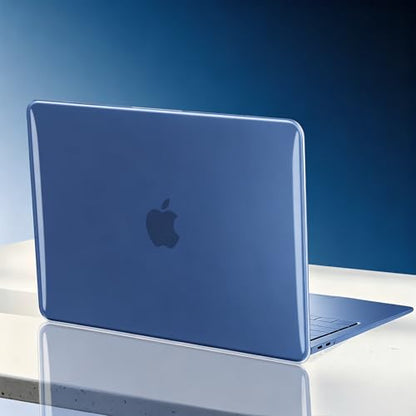 Case for MacBook Neo 13 Inch, Crystal Indigo, Invisible Clasp Gap | Ultra Slim, Anti-Scratch, Plastic Hard Shell,Keyboard Skin, 2026 A18 Chip, Model A3404 - color: Crystal Indigo
