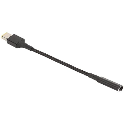 USB C to Slim Tip Charging Adapter 100W Aluminium Alloy DC Laptop Charging Cord for Yoga T Series, Z Series