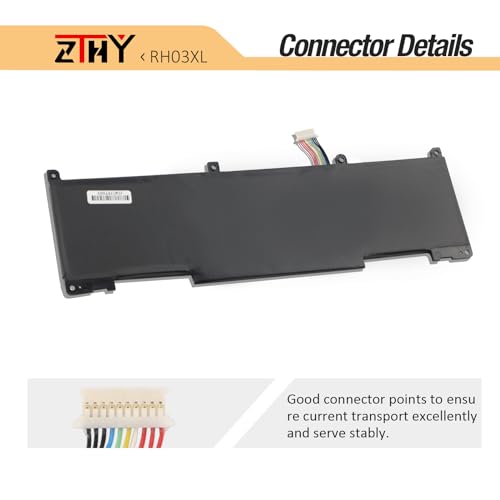 45Wh RH03XL M02027-005 Laptop Battery Replacement for HP ProBook 430 440 | 445 450 455 G8 G9 G10 /ProBook 630 640 650 G8 /Probook 630-G9 /EliteBook 630 640 645 650 655 G9 G10/ Zhan 66 Pro A 14 G4 - size: 9.84*2.95*0.23 inch RH03XL