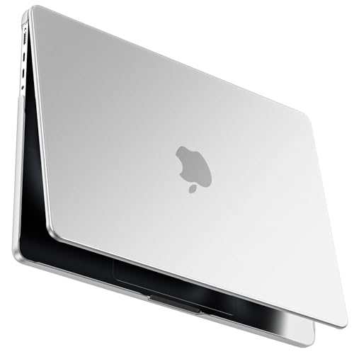 BlueSwan Matte Case for MacBook Pro 16-inch M5-M1 Pro/Max 2026-2021 | 100% Color Match, Anti Fingerprint & Scratch, Grippy Finish, Protective Hard Shell, Easy Snap-On - color: Matte Clear