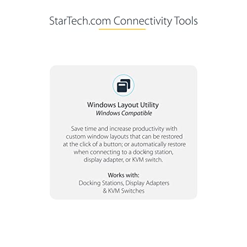 StarTech USB-C Multi-Monitor MST Hub, Dual 5K 60Hz DP, HDR, Windows Only | Laptop display extender, Dual 5K 60Hz, DSC, 2ch audio, HDCP 2.2, Extra-long built-in cable, Windows only - size: 2 x DP 1.4