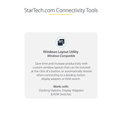 StarTech USB-C Multi-Monitor MST Hub, Dual 5K 60Hz DP, HDR, Windows Only | Laptop display extender, Dual 5K 60Hz, DSC, 2ch audio, HDCP 2.2, Extra-long built-in cable, Windows only - size: 2 x DP 1.4