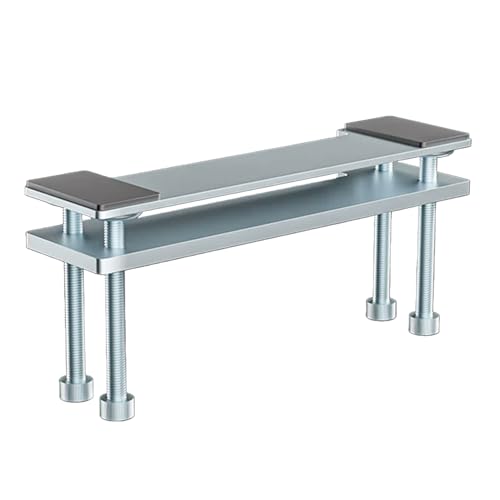Pugala Computer Under Desk Clamp Mount, Under Table Metal Desk Accessories, Suitable for Different Tables, Adjustable