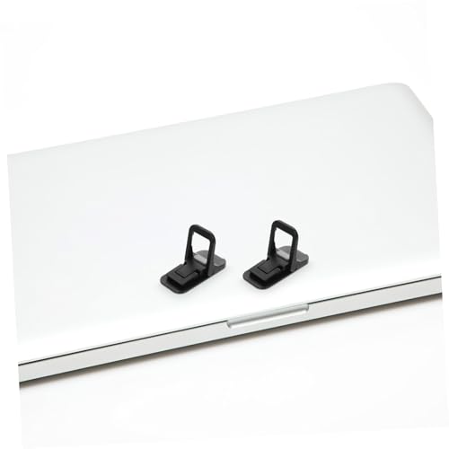KALLORY 1Pair Ergonomic Laptop Stand with Invisible Adhesion Compact Lightweight Design for Improved Posture Supports Various Laptop for Workspace Organization and Cooling