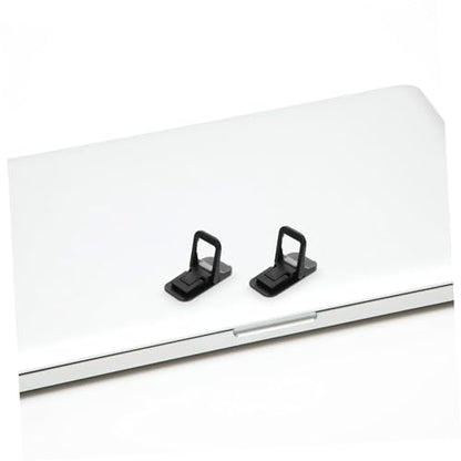 KALLORY 1Pair Ergonomic Laptop Stand with Invisible Adhesion Compact Lightweight Design for Improved Posture Supports Various Laptop for Workspace Organization and Cooling