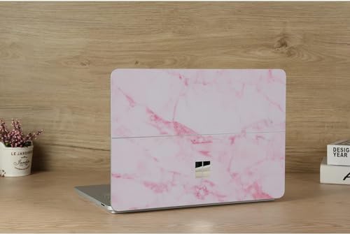 Ultra Thin Protective Cover Skin Decal Sticker for 2023 Microsoft Surface Laptop Studio 2, Easy Apply, Anti-Scratch, Residue Free Vinyl Skin [Pink Marble] - color: Pink Marble, size: Surface Laptop Studio 2