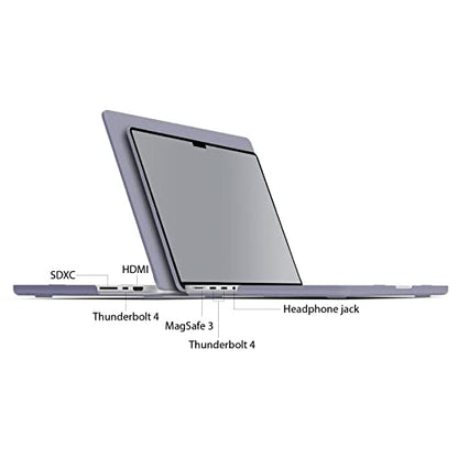 IBENZER Compatible with MacBook Pro 14 Inch Case 2026 2025 2024 2023 2022 M5 M4 M3 M2 M1 A3434 A3112 A3185 A3401 A2918 A2992 A2779 A2442 Mac Pro/Max,HardShellCase&KeyboardCover,LavenderGY,T14LVGY+1 - color: Lavender Gray, size: For Macbook Pro 14" with To