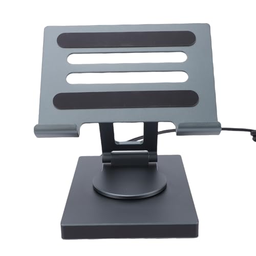 100W PD Charging USB C Laptop Docking Station, 7 in 1 Tablet Holder Hub, 4K 30Hz, 360 Swivel, Aluminum Alloy, for Laptop, Home Office