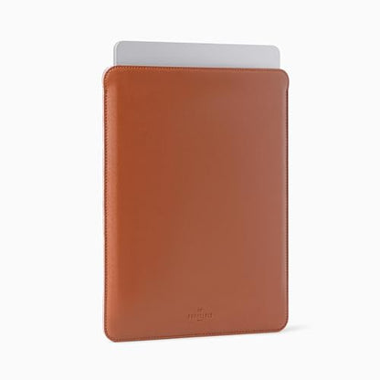 Comfyable Laptop Sleeve 14 Inch Precisely Compatible with MacBook Pro M5 M4 M3 M2 Pro/Max 2026-2021, Faux Leather Cover Case, 14 in, Brown - color: Brown, size: For 14" MacBook Pro