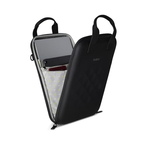 Rollink Laptop Case EVA Hard-Shell, Water-Resistant Computer or Table Bag with Shoulder Strap, Organized Travel Storage - color: Charcoal Portrait