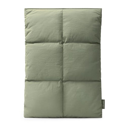 Comfyable Puffy Laptop Sleeve 13 Inch 14 Inch, Quilted Puffer Laptop Carrying Case, Pillow Case Compatible with MacBook Air M4 2025 M3 M2 M1, MacBook Pro M5 M4 Pro/Max, Green - color: Green, size: For 13"-14" Mac Air / Mac Pro