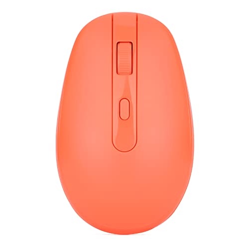 Rii Wireless Mouse RM700 2.4G Silent Mouse WIith USB Nano Receiver for Laptop,PC,Mac,Chromebook,Windows (Orange) - color: ORANGE