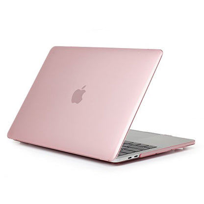 RUBAN Compatible with MacBook Pro 13 inch Case 2023, 2022, 2021-2016 M2 M1 A2338 A2289 A2159 A2251 A1989 A1708 A1706 with/Without Touch Bar, Snap On Hard Shell Case Cover (Crystal Rose) - color: Crystal Rose
