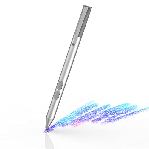 Stylus Pen for HP with 1024 Pressure Sensitivity & 2500hr Battery Life - Digital Pen for HP Omnibook/Envy x360/Spectre x360/Pavilion x360 - Windows 11/Chrome OS Palm Rejection Technology | MPP 1.51 Stylus Pen with Palm Rejection, 2500H Battery Digital Pen