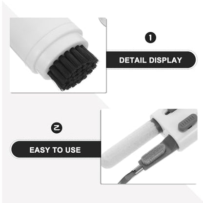 Gatuida 6-in-1 Laptop Screen Keyboard Cleaner Kit with Earbuds Cleaning Brush Portable Electronic Device Cleaning Tool for Computer Phone and Tablet Maintenance