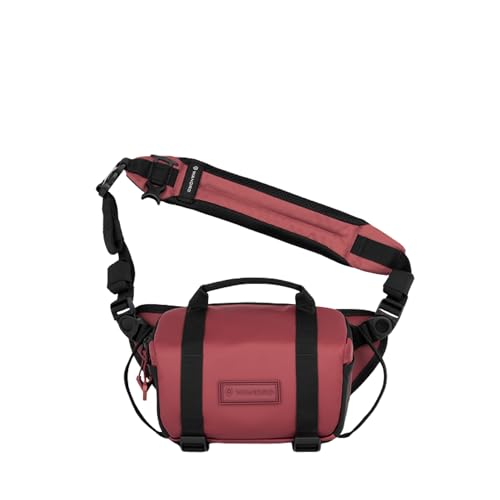 WANDRD All New ROGUE Sling V2: Weather-Resistant Everyday Carry Bag with Lightning Fast Access, Customizable Interior, Laptop Sleeve & Tripod Pocket – Minimalist Crossbody for Travel, EDC & Creators - color: Rhone Burgundy, style: 4l