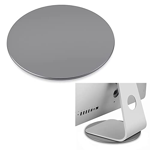 Aluminum 360° Rotation Monitor Swivel Base Computer Screen Monitor | Turntable Stand Flat Panel TV Rotating Mat for iMac Laptop Potted Plants Arts Crafts Products Display Stand