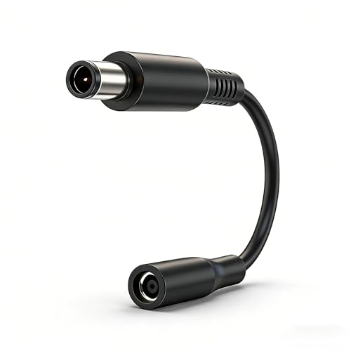 Power Adapter 4.5mm Female to 7.4mm Male Tip Adapter Converter Cable for Dell Laptop Power Supply (for 45W/65W/90W Power), 4.5mm to 7.4mm - size: 4.5mm to 7.4mm