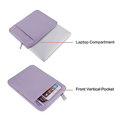 MOSISO Laptop Case 13 inch, Laptop Sleeve Compatible with MacBook Neo/Air/Pro 13 inch with A18/M5/M4/M3/M2/M1 Chip 2026-2016, Polyester Vertical Computer Sleeve Bag with Pocket, Purple - color: Purple, size: 13 inch