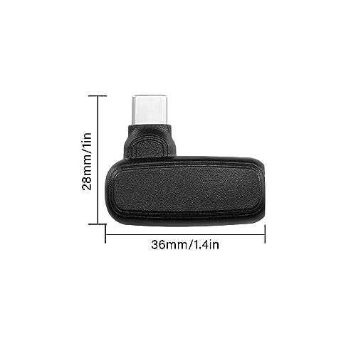 100W PD USB Type C to DC 4.5mm x 0.6mm Adapter,90 Degree DC 4.5x0.6mm Female to USB Type C Male Power Charging Adapter for Laptop Power Supply