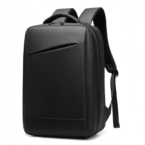 Business Travel Laptop Backpack, USB Port, 17.3 x 11.8 x 5.5 Inches, Black