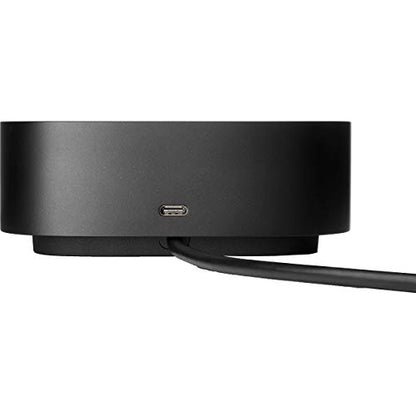 HP Docking Station for Laptop Dual Monitor + Bundle - HP USB-C G5 Dock 5TW10AA / 5TW10UT / 5TW10AA#ABB with 120W Adapter + ZoomSpeed HDMI Cable + DisplayPort Cable + Ethernet + Microfiber Cloth