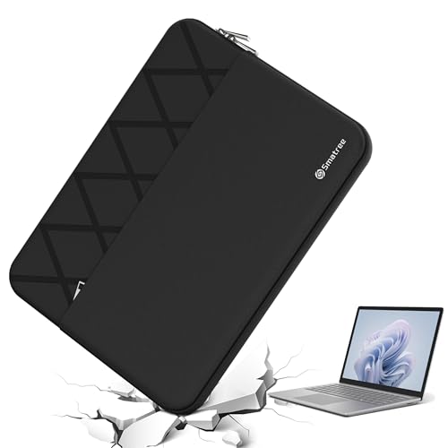 Smatree 15 inch Laptop Sleeve for Microsoft Surface Laptop 6/5/4/3 Sleeve | Microsoft Protective Case with Accessory Pocket,YKK Zipper(E626) - color: Elite-Black, size: for Microsoft 15 inch Surface Laptop (E626)