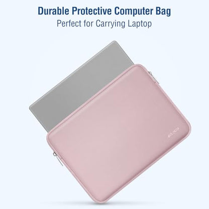 MOSISO Laptop Case 13.3 inch, 13-13.3 inch Laptop Sleeve with Small Case | Compatible with MacBook Air/Pro 13/Pro 14 M5 M4 M3 M2 M1, HP Dell ASUS Lenovo, Neoprene Computer Sleeve Bag, Baby Pink - color: Baby Pink, size: 13.3 inch