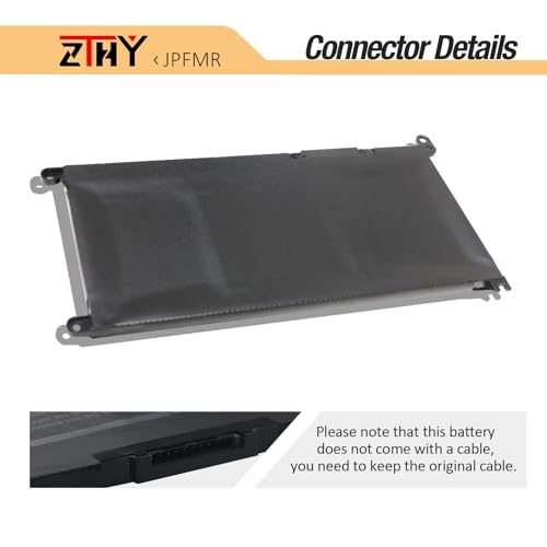ZTHY 42Wh JPFMR Battery Replacement for Dell Chromebook 3400 3100 2-in-1 | Chromebook 5488 5493 5593 Laptop P101G P101G001 P29T P29T001 0JPFMR 07GDY 16DPH 65N6H 7T0D3 7MT0R DN33X Battery 11.4V 3-Cell - size: 7.56*4.13*0.24 inch JPFMR
