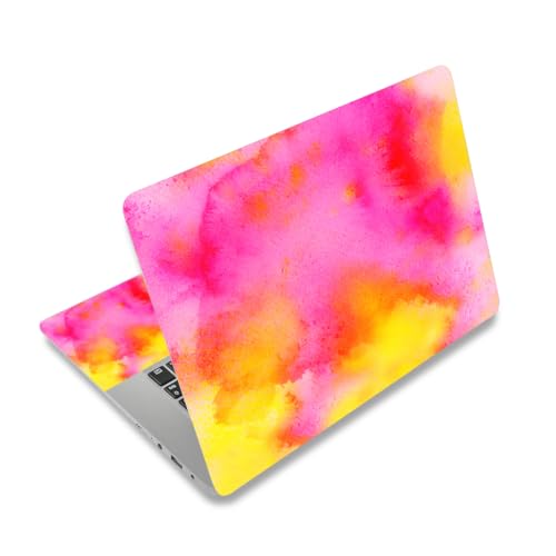 Laptop Skin Sticker Decal,12" 13" 13.3" 14" 15" 15.4" 15.6 inch Laptop Skin Sticker Cover Art Decal Protector Notebook PC (Pink Gold Marble) - color: Pink Gold Marble